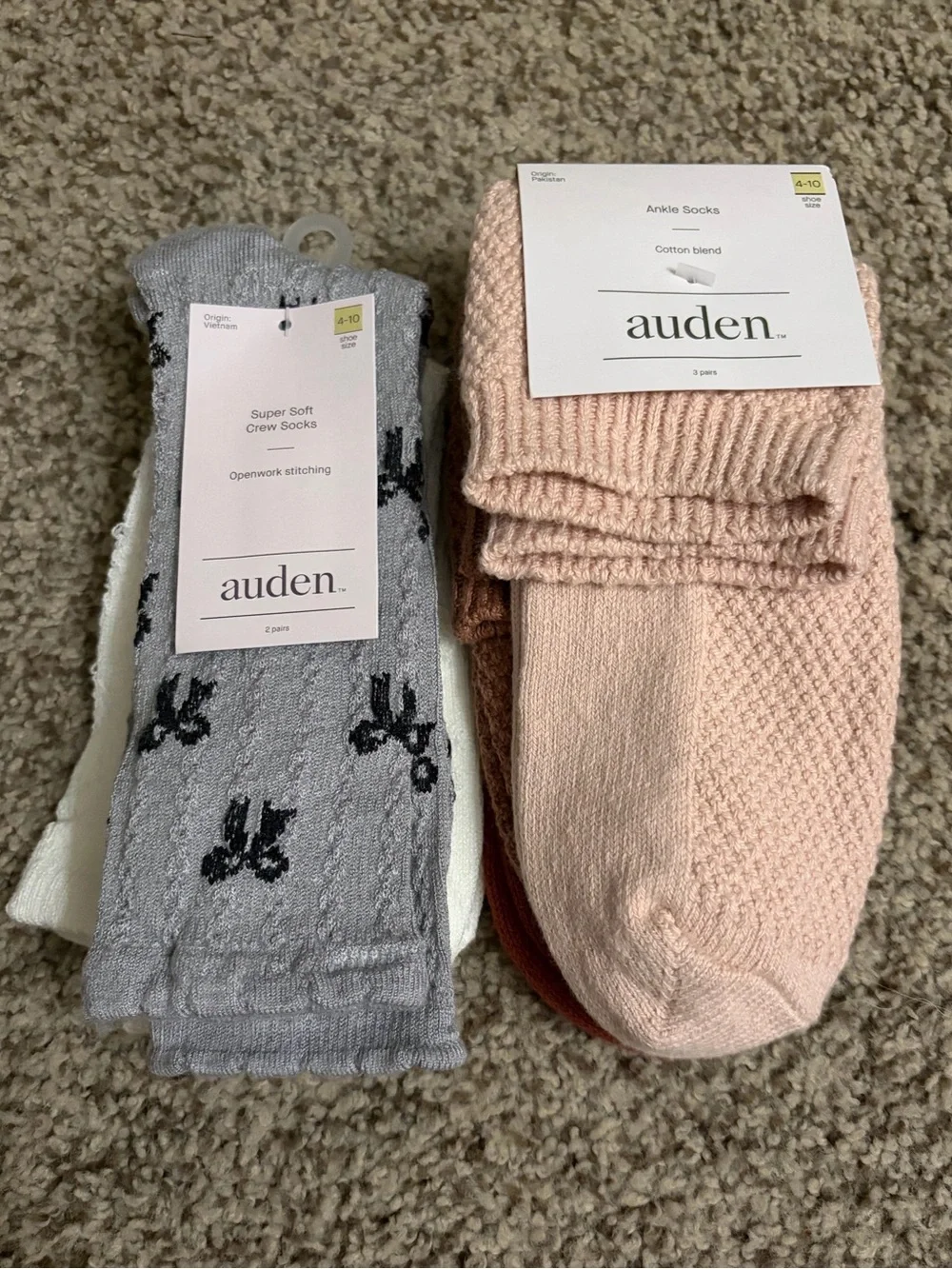 Auden sock bundle NWT